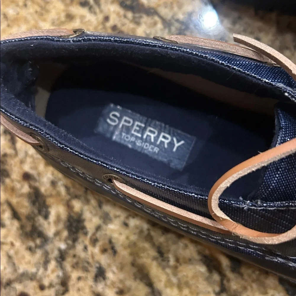 Sperry blue rainboot/deck rubber shoes, size 10, EUC | see offer in description